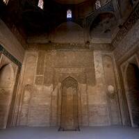 شبستان مسجد جامع  ورامین 